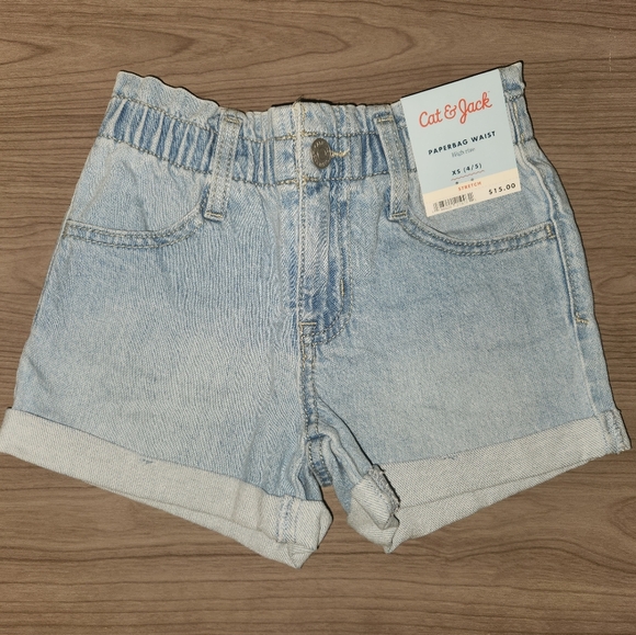 Cat & Jack Other - Cat & Jack Light Wash Denim Shorts - Light Blue